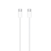 CABLU alimentare si date smartphone Apple, USB Type-C (T) la USB Type-C (T), cauciuc, lungime 1 m, alb, mm093zm/a (timbru verde 0.08 lei) 