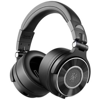 Casca OneOdio cu fir detasabil, tip over ear, utilizare profesionala, multimedia, conectare prin Jack 3.5 mm, difuzor 50 mm, impedanta 38 Ohm, negru, Monitor-60 (timbru verde 0.8lei) 