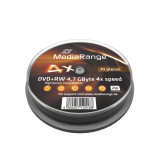 MediaRange DVD+RW 4x Cake10 MR451 