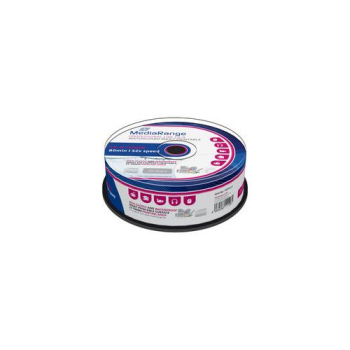 MediaRange CD-R 700MB|80min, fullsurface ink printable, Cake 25 MRPL512 
