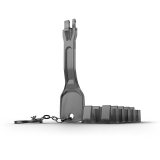 Lindy 10 x RJ-45 Port Blocker Key Black LY-40470