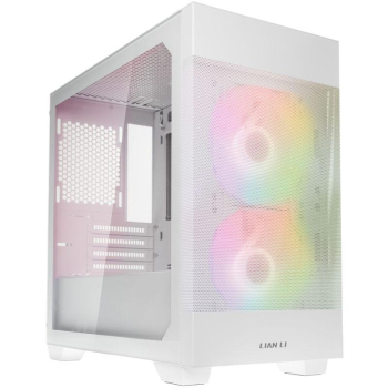 Carcasa Lian Li LANCOOL 205M Mesh Mc-ATX T G alb LANCOOL 205M MESH SNOW
