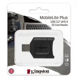 Cititor de carduri Kingston MOBILE LITE PLUS USB 3.1/MICROSDHC/SDXC UHS-II CARDREADER MLPM