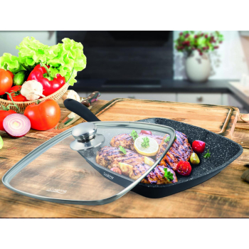 Heinner TIGAIE GRILL AL+CAPAC 28X4.5CM,DARK LINE HR-SCO-A0928A