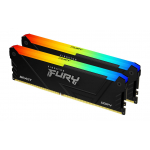 Memorie Kingston 16GB DDR4-2666MT/S CL16/DIMM (KIT OF 2) FURY BEAST RGB KF426C16BB2AK2/16