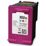 HP 302XL High Yield Tri-color Original Ink Cartridge (~330 pag) F6U67AE