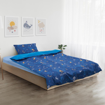Heinner SET DE PAT SINGLE BUMBAC SPACE HR-2SBED-SPC Heinner SET DE PAT SINGLE BUMBAC SPACE HR-2SBED-SPC