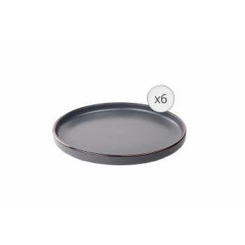 Heinner SET 6 F.DESERT, CERAMICA 20 CM, CALYPSO HR-WDF-G20D6