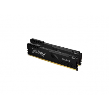 Memorie Kingston 32GB DDR4-3200MHZ CL16 DIMM/(KIT OF 2) 1GX8 FURY BEAST BLACK KF432C16BB1K2/32