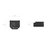 Releu inteligent Wi-Fi pentru aplicatii Smart Home EZVIZ, 2 canale 250Vc.a. max. 16A CS-T36-R100-WM  