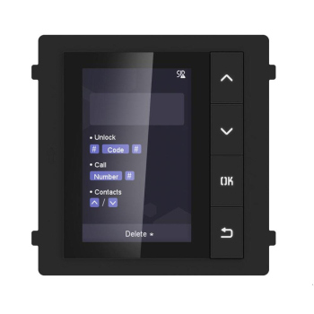 Modul afisaj LCD TFT pentru Interfon modular - HIKVISION DS-KD-DIS  