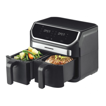 FRITEUZA DUBLA HEINNER HAF-KDB1700BK 