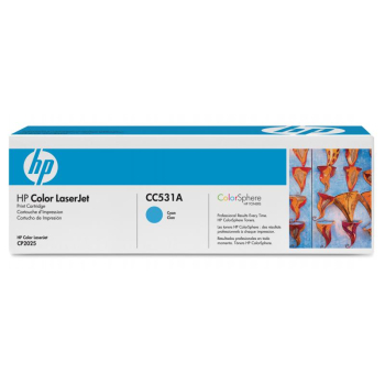 Cartus Toner HP Nr. 304A Cyan 2800 Pagini for Color LaserJet CM2320FXIMFP, CM2320NFMFP, CP2025, CP2025DN, CP2025N CC531A