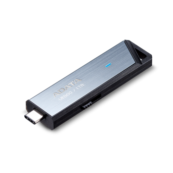 MEMORIE USB Type-C 3.2 ADATA 256 GB, retractabila, carcasa aluminiu, argintiu AELI-UE800-256G-CSG (timbru verde 0.03 lei) 