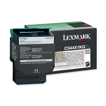 Lexmark RET. PROGR. TONER CARTR. BLACK/BLACK 6K PGS F/ C544/ X544 C544X1KG