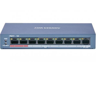 Hikvision HK SWITCH POE 8 PORTURI FARA MANAGEMENT DS-3E0109P-E/M(B)   