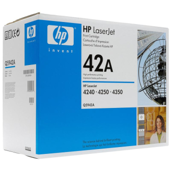 Cartus Toner HP Nr. 42A Black 10000 Pagini for LaserJet 4250, 4250N, 4350 Q5942A