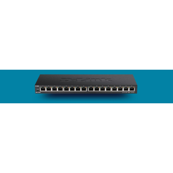 D-Link DLINK 16P-GB UNMNGD DESKTOP SWITCH DGS-1016S