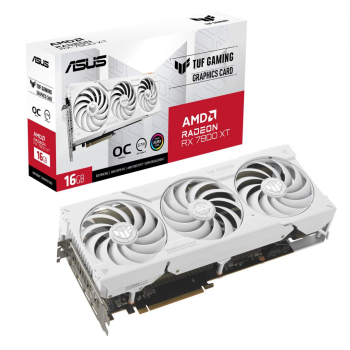 Placa video Asus As TUF Gaming Radeon RX 7800 XT OC 16G W TUF-RX7800XT-O16G-WHITE-GAMING
