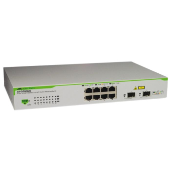 Switch Allied Telesis AT-GS950/8 8xRJ-45 10/100/1000Mbps+ 2xCombo SFP