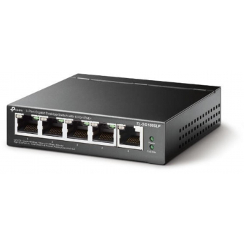 TP-LINK 5-PORT GIGABIT DESKTOP SWITCH/WITH 4-PORT POE+ TL-SG1005LP