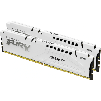 Memorie Kingston 32GB DDR5 6000MT/S CL30 DIMM/KIT OF 2 FURY BEAST WHITE EXPO KF560C30BWEK2-32