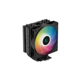Cooler Deepcool AG400 BK ARGB, compatibil skt. Intel si AMD, racire cu aer, ventilator 120 mm x 2, 2000 rpm, inaltime cooler 150 mm, 4 heatpipe, iluminat ARGB R-AG400-BKANMC-G-2