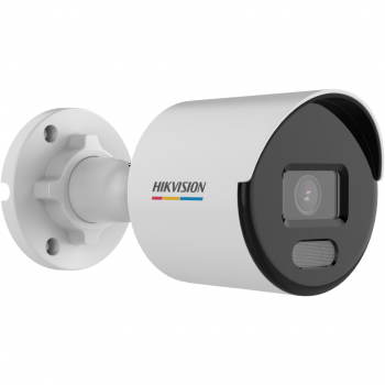 Camera supraveghere IP exterior Hikvision ColorVu DS-2CD1057G0-L-28C, 5MP, lumina alba 30 m, 2.8 mm, PoE   