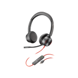 Casti HP Poly Blackwire 8225 Stereo USB-C Headset +USB-C/A Adapter 8X223AA Casti HP Poly Blackwire 8225 Stereo USB-C Headset +USB-C/A Adapter 8X223AA