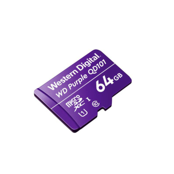 Card memorie Western Digital WD PURPLE QD101 MICROSD 64GB/3YEAR WARRANTY WDD064G1P0C