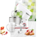 Robot de bucatarie Heinner HPM-1000ACC, 1000W, bol inox 5.5 l, Blender, Masina de tocat, Rasnita, tel, carlig, paleta Incluse, Alb