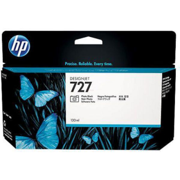 Cartus Cerneala HP Nr. 727 Photo Black 130ml for DesignJet T1500 ePrinter, T920 ePrinter B3P23A