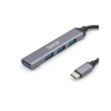 HUB extern Spacer USB- C, aluminiu SPHB-TYPEC-4U-01