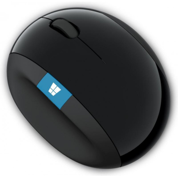 Mouse Wireless Microsoft Sculpt Ergonomic 3 butoane USB black L6V-00005