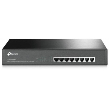 TP-Link TL-SG1008MP Gigabit PoE+ switch, 8x10/100/1000, 126W, 1U 13'' steel case