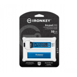 Stick USB Kingston 32GB IRONKEY KEYPAD 200 AES-256/ENCRYP FIPS 140-3 LVL 3(PENDING) IKKP200/32GB