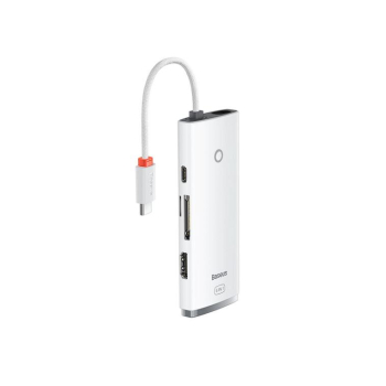 Docking Station Dock. Station Baseus Lite CD inclus, alb WKQX050102