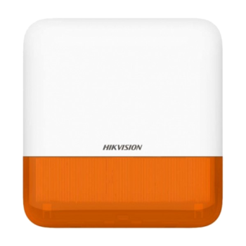 Sirena wireless AX PRO de exterior cu flash, led Portocaliu, 868Mhz - HIKVISION DS-PS1-E-WE-O  
