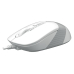 MOUSE A4TECH FM10 cu fir 1600DPI, ALB FM10 WHITE