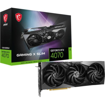 Placa video MSI GF RTX 4070 GAMING X SLIM 12G GEFORCE RTX 4070 GAMING X SLIM 12G 