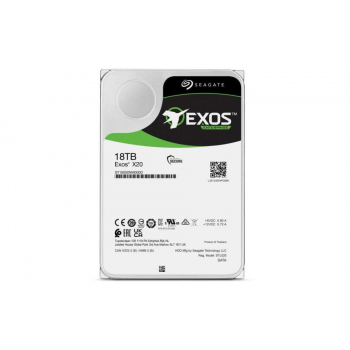 Seagate EXOS X20 18TB SATA 3.5IN/7200RPM 6GB/S 512E/4KN ST18000NM003D