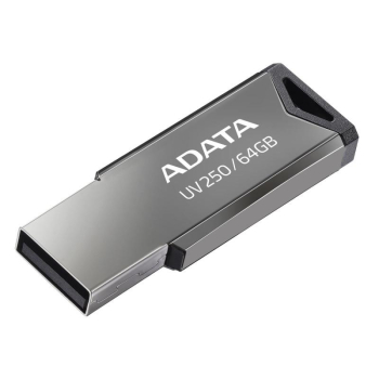 Stick USB ADATA USB 64GB 2.0 UV250 SILVER AUV250-64G-RBK