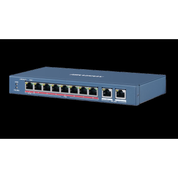 Switch 8 porturi PoE+, 2 porturi uplink - HIKVISION DS-3E0310HP-E  