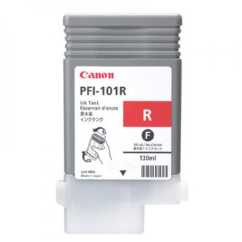 Pigment Ink Tank Canon PFI-101R Red 130 ml for iPF5X00, iPF6100 CF0889B001AA