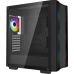 CARCASA DeepCool CC560 ARGB V2, Middle Tower, ATX, fara sursa, 4xfan, USB 3.2 gen 1 x 1, USB 2.0 x 2, audio, PSU shroud, 7 sloturi expansiune, iluminare ARGB, negru, R-CC560-BKTAA4-G-2 (timbru ver 