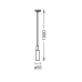 LEDVANCE TRACKLIGHT PENDANT CYLINDER BK GU10LEDV 000004099854012754