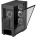 CARCASA DeepCool CC560 V2, Middle Tower, ATX, fara sursa, 4xfan, USB 3.2 gen 1 x 1, USB 2.0 x 2, audio, PSU shroud, 7 sloturi expansiune, iluminare LED, negru, R-CC560-BKGAA4-G-2 (timbru verde 0.3 