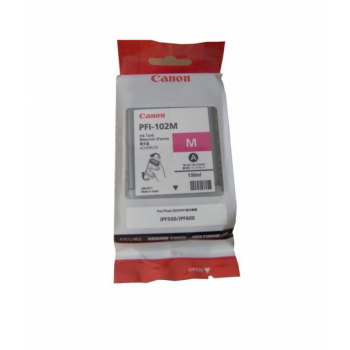 Cartus Cerneala Canon PFI-102M Magenta 130 ml for LP17, LP24, iPF500, iPF6X0, iPF7X0 CF0897B001AA
