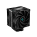 Cooler Deepcool AK400 Zero Dark PLUS, compatibil skt. Intel si AMD, racire cu aer, ventilator 120 mm x 2, 1650 rpm, inaltime cooler 155 mm, 4 heatpipe, R-AK400-BKNNMD-G-1 (timbru verde 2.00 lei) 