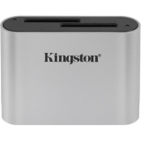Cititor carduri Kingston SDHC/SDXC UHS-II CARD READER/USB3.2 GEN1 WORKFLOW DUAL-SLOT WFS-SD